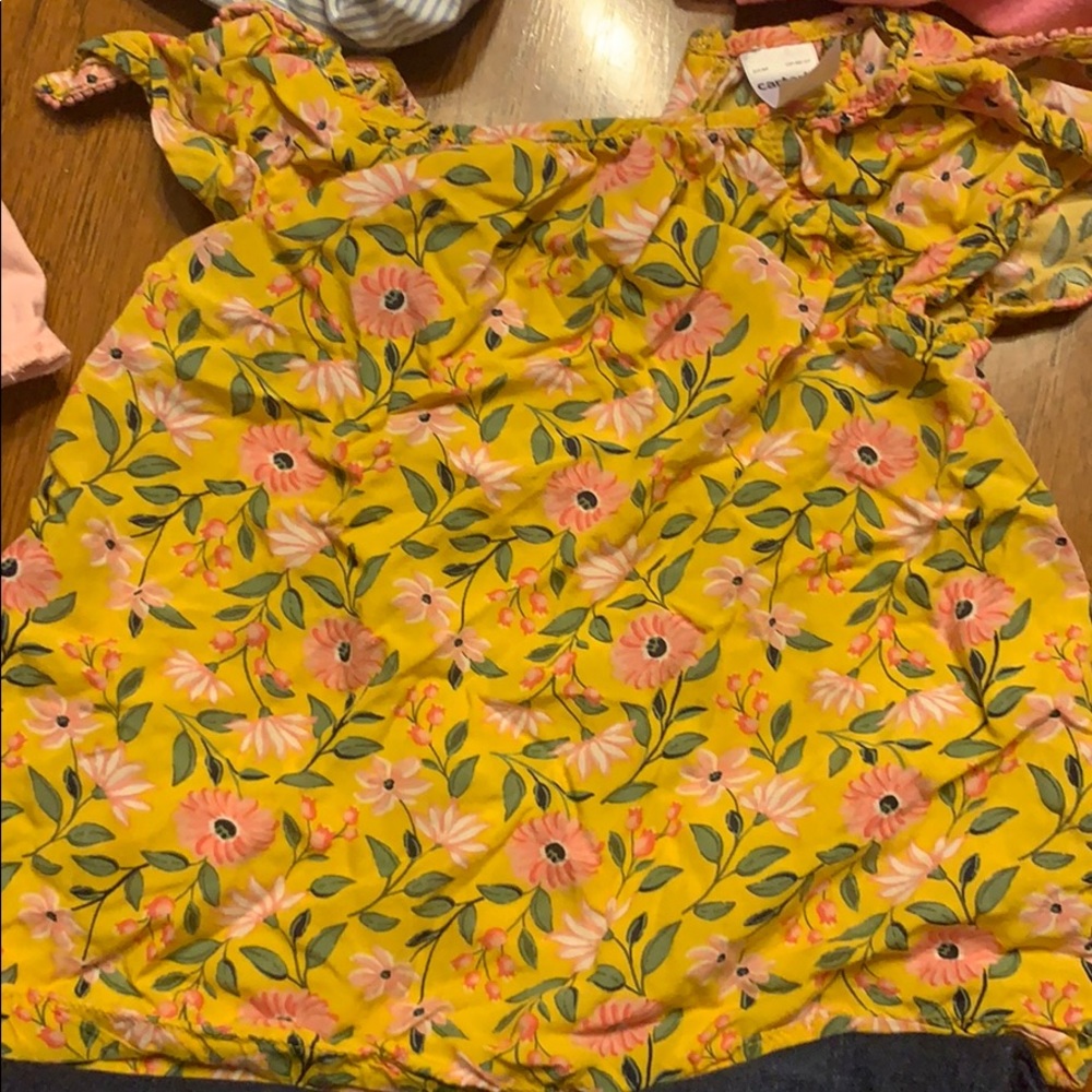 shirt is from Carter’s pants are from Jordache